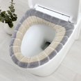thumbnail image 5 of FloreceBien - Funda para asiento de inodoro de tela suave, más gruesa, elástica, lavable, 3 unidades, 5 of 5
