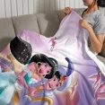 thumbnail image 3 of Jasmín (Aladdin) anti-pilling, suave, ligera, esponjosa y acogedora de lujo para hogar y cocina – Perfecta para niños y adultos,130X150cm, 3 of 6