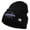 Black, variant on Combat Infantryman Embroidered 12 Inch Long Knitted Beanie - Sky Blue OSFM