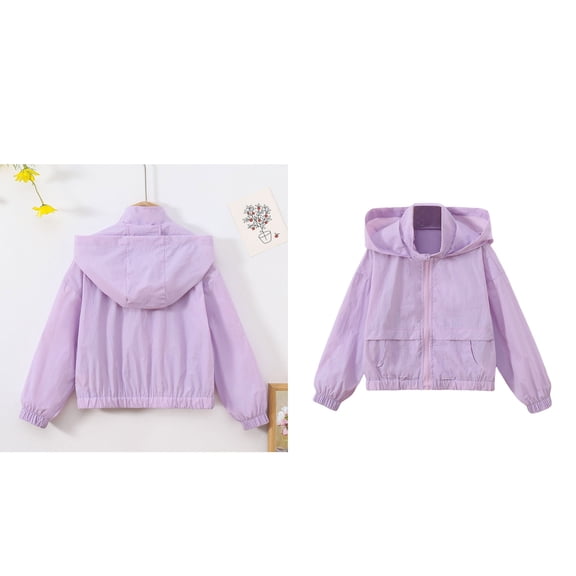 Boys Jacket Kids Windbreaker Jacket Zipper Hoodie Girls Lightweight Jacket Fall Outfits Clothes Kids 4-5 Years