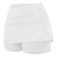 thumbnail image 3 of Felirenzacia Women's Athletic Tennis Skirt Athletic Skirts with Pockets Built in Shorts High Waisted Golf Skort for Workout Pickleball White,M, 3 of 6
