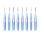 thumbnail image 1 of EeaseMX 8 cepillos interdentales retráctiles de empuje y tracción, para limpieza de residuos dentales, portátiles, para niñas, mujeres y hombres, color azul., 1 of 8