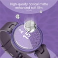 thumbnail image 2 of facefd 3D Curved Soft Edge Protective Film Full Coverage Screen Protector Compatible for Smart Watch Golden Purple, 2 of 6