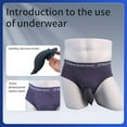 thumbnail image 6 of UBABAI Men's Urinary Incontinence Briefs Silicone Smart Briefs 1000ml Urine Bag incontinence protective underwear type, 6 of 9