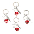 thumbnail image 2 of Llavero de metal Llaveros con cierre Etiquetas para llaves Llavero personalizado Soporte para llavero para bolso Mochila Hombre Mujer Niña, 2 of 8
