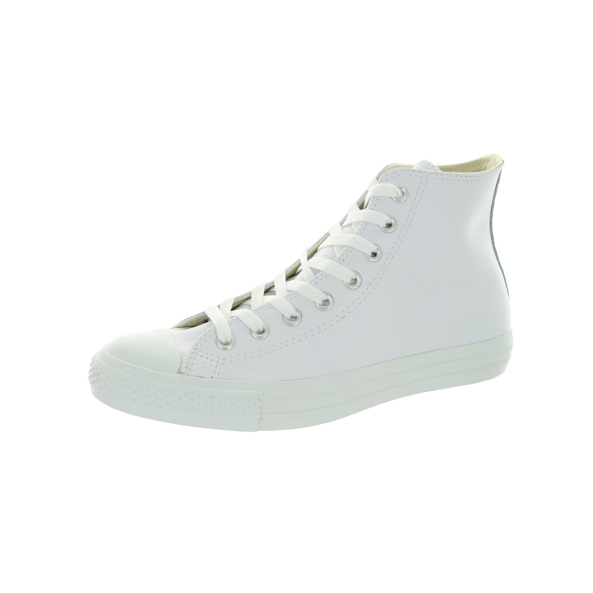 Converse Unisex Chuck Taylor All Star Leather High Top Shoes White Men Size 6