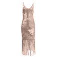 thumbnail image 4 of Womens Dresses Casual Summer Sequin Dress Sleeveless V Neck Sparkly Glitter Mini Dress Elegant Wedding Cocktail Party Dress, 4 of 8