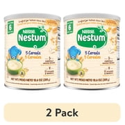 (2 pack) Nestle Nestum Infant Cereal, 5 Cereals, 10.6 oz