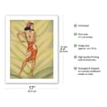 thumbnail image 2 of Graceful Hawaiian Hula Dancer - Vintage Hawaiian Airbrush Art by Gill c.1940s - Bamboo Fine Art 290gsm Paper (Unframed) 17x22in, 2 of 4