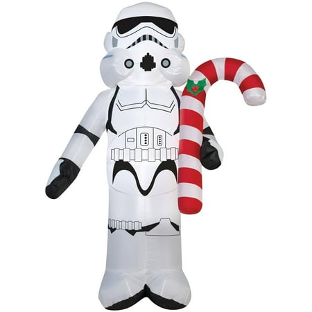 - Stormtrooper with Candy Cane Christmas Decoration