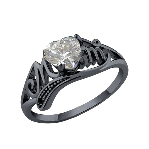 Anillos para mujer, regalos para el Día de la Madre, anillo nupcial con circonitas y diamantes, elegante anillo de compromiso para boda.