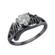 thumbnail image 1 of Anillos para mujer, regalos para el Día de la Madre, anillo nupcial con circonitas y diamantes, elegante anillo de compromiso para boda., 1 of 3