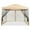 Beige-10x10ft, variant on Easy Pop-Up Canopy, Pop Up Commercial Pop-Up Gazebo Tent, Waterproof Outdoor Screen Tent for Parties, Camping, Garden, Outdoor