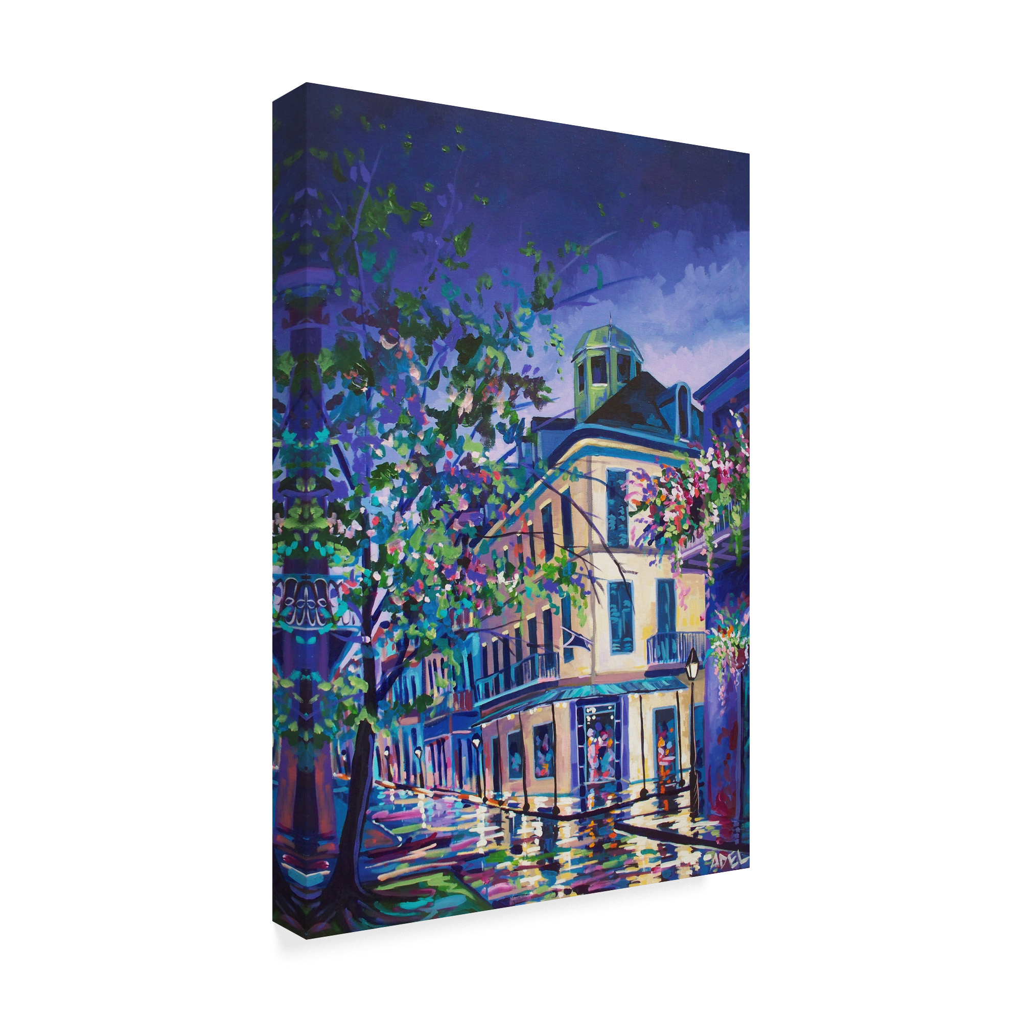 Trademark Fine Art 'Napoleon House Restaurant' Canvas Art by ADEL