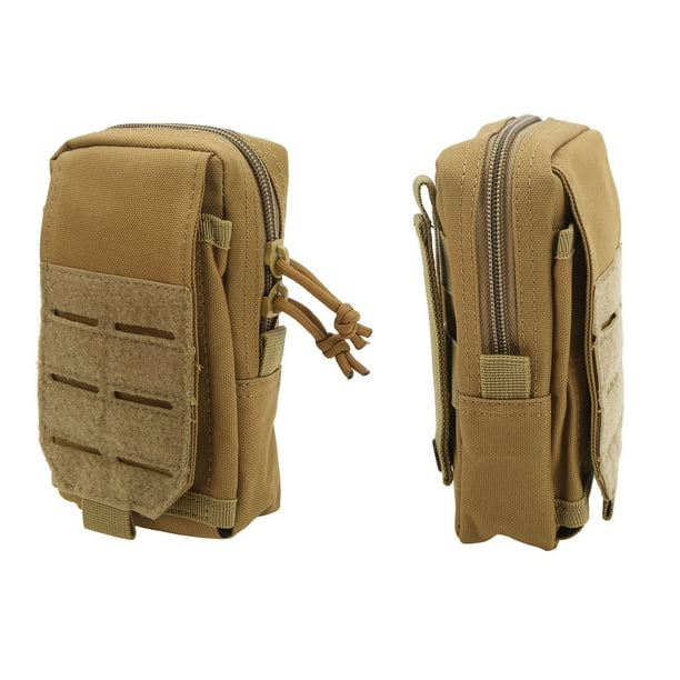 Riñonera con soporte para teléfono, Molle, cinturón para teléfono móvil, bolsa para teléfono inteligente, riñonera militar para exteriores, durabilidad probada en el tiempo Jadeshay A