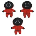 thumbnail image 1 of 2021 Juguete de peluche del juego del calamar del hombre enmascarado Juguete de peluche de 7,8 pulgadas, (3 piezas) Hy, 1 of 4