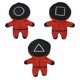 thumbnail image 1 of 2021 Juguete de peluche del juego del calamar del hombre enmascarado Juguete de peluche de 7,8 pulgadas, (3 piezas) Hy, 1 of 4