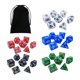 thumbnail image 3 of Juego de dados poliédricos acrílicos de 35 piezas, juguetes de enseñanza de matemáticas duraderos, dados rodantes para juegos de mesa, juegos de mesa, , estilo D Hugo dados de juego, 3 of 10