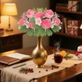 thumbnail image 4 of GFHFHITJ Artifical Flowers Simulated Peony Bouquets Peony Bouquets and Holiday Decorations and Wedding Photography Props, 4 of 5