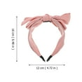 thumbnail image 2 of DEEPCRAFF cute bow hair band Bow Headband Pink 2Pcs, 2 of 8