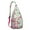 Rose-red-1, variant on Boho Tropical Floral Sling Backpack – Hawaiian Print Hiking Daypack with Jungle Leaves, Hibiscus & Palm Leaf Design, Lightweight & Waterproof for Summer Beach & Resort Travel