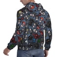 thumbnail image 4 of Lsque The Binding of Isaac Pattern Casual Men's Hoodie,Hooded Sweatshirt with Kangaroo Pocket,Pullover Hoodie-3X-Large, 4 of 8