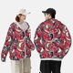 thumbnail image 4 of Fotbe Rooster Head Chaqueta con Protección Solar UPF 50+ para Hombre y Mujer, Camisa con Capucha y Bolsillos-X-Large, 4 of 7