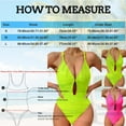 thumbnail image 4 of Cathalem Plus Size One Piece Swimsuit Tummy Control Women's One Piece Swimsuit Tummy Control Swimwear(Pink,L), 4 of 5
