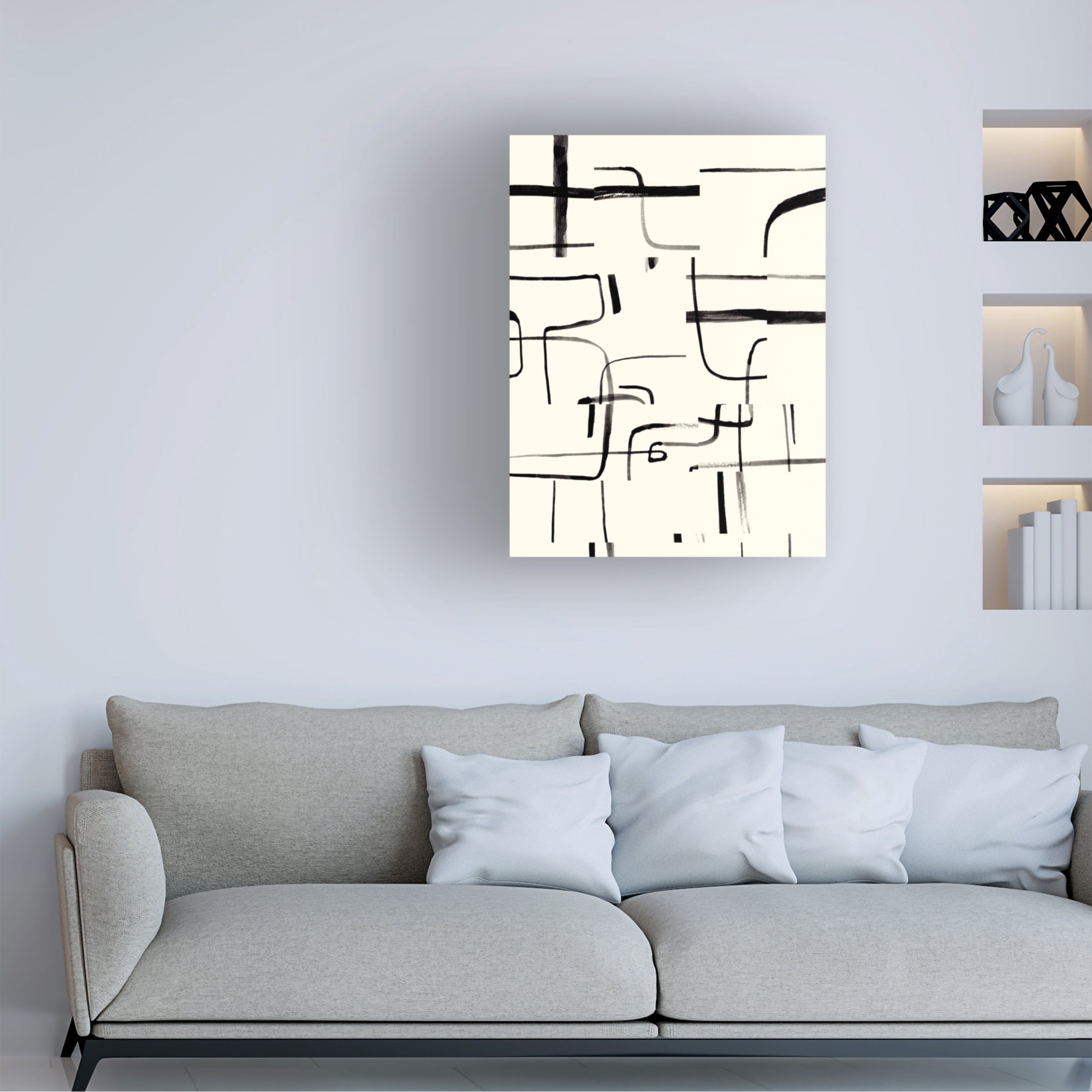 Victoria Barnes 'Interface I' Canvas Art