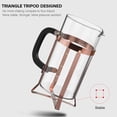 thumbnail image 3 of Cafetera QUQIYSO French Press 620 ml de acero inoxidable, 3 of 7