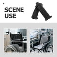 thumbnail image 2 of GOOHOCHY 1 par de empuñaduras de repuesto para silla de ruedas, antideslizantes, para muletas, andadores de rodillas, accesorios para sillas de transporte, 2 of 8