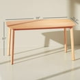 thumbnail image 7 of Resenkos 59-Inch Rustic Pine Wood Dining Table, This Large Rectangular Table Seats Six People Comfortably in Your Kitchen or Dining Room, Natural, 7 of 7