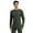 Dark Army Green, variant on Men's 100% Merino Wool Base Layer Tops Lightweight Long Sleeve Active Base Layer