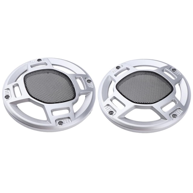 2x Carcasa universal para automóvil con subwoofer de metal de 5 pulgadas