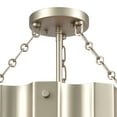 thumbnail image 4 of Elk Home 17-Inch Wide Clausten Semi Flush Mount, Satin Nickel, 4 of 4