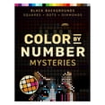 thumbnail image 1 of 100 Color by Number Mysteries - Adults Coloring Book with Squares, Diamonds & Dots for Relaxation & Creativity, 1 of 4