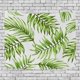 thumbnail image 2 of ABPHQTO Tapiz de hojas tropicales decoración de pared sala de estar dormitorio tapices DIY 128x150 cm, 2 of 4