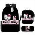 thumbnail image 4 of New schoolbag cute Hello Kitty backpack lunch bag pencil case three-piece set, 4 of 6
