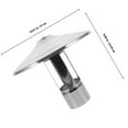 thumbnail image 2 of Phenofice Capuchon de Cheminée en Acier Inoxydable Capuchon de Cheminée Couverture de Pluie 1Pcs pour Jardin, 2 of 8
