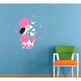 thumbnail image 2 of DIY Home Bedroom Living Room Art Pet Animal Decoration Fancy Groomed Toy Poodle Design Vinyl Wall Decal - 15" x 25" Removable Kids Bedroom Nursery Decor Multicolored Dog Kennel Art Wall Sticker, 2 of 2