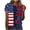 10-Multicolor, variant on 250th Independence Day Tops for Women 2026 American Flag Graphic Patriotic Tee Shirts 4th of July Short Sleeves Tunic