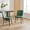 green, variant on L'AGRATY Modern Dining Chairs Set of 6, High Back PU Leather Upholstered Kitchen Chairs with Cushion - Heavy Duty Metal Legs for Dining Room, Restaurant, Cafe (Black)