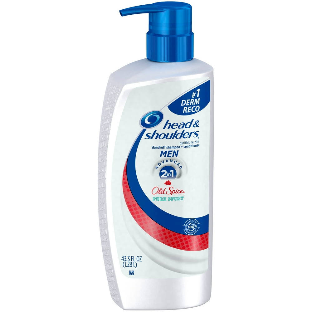 Head and Shoulders Old Spice Pure Sport 2in1 AntiDandruff Shampoo + Conditioner 43.3 fl oz Head and Shoulders Old Spice Pure Sport 2in1 AntiDandruff Shampoo + Conditioner 43.3 fl oz