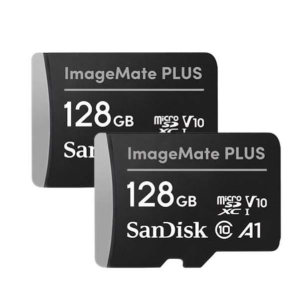 SanDisk 128GB ImageMate PLUS microSDXC UHS1 Memory Card with Adapter
