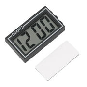 Black Digital LCD Table Car Dashboard Desk Date Time Calendar Petite horloge