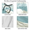 thumbnail image 4 of luoweisi Men's Beach Shorts Quick Dry Swim Trunks with Mesh Lining Polar Bear XL, 4 of 5