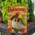 thumbnail image 3 of America Forever Scarecrow Welcome Garden Flag, 12.5 x 18 inches Double Sided, Pumpkins Harvest, Autumn Foliage, Fall Leaves Outdoor Seasonal Flags for Yard, Lawn, Garden Decor, 3 of 5