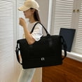 thumbnail image 3 of Large Capacity Travel Backpack With Dry Wet Separation Gym Bag Spacious Organizer For All Your On Trips Workouts Storage Clothes Bag Zip Dance Competition Bag with Rack Charger Cord Organizer Bag Bulk, 3 of 4