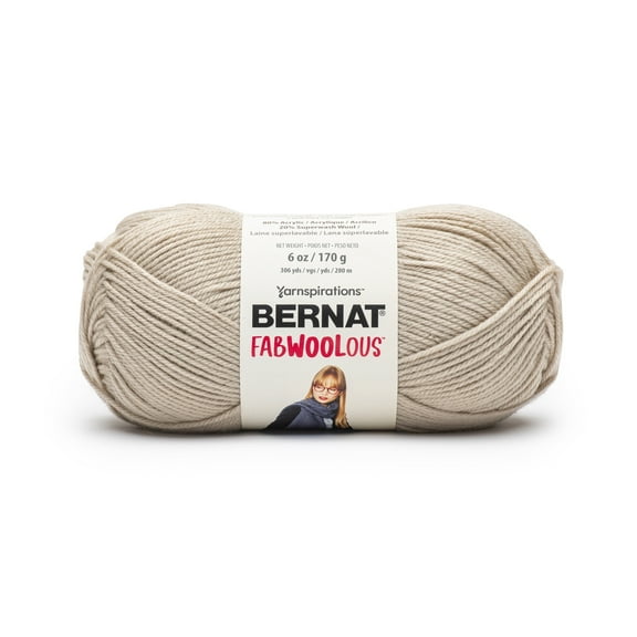 Bernat Fabwoolous Yarn-Oats
