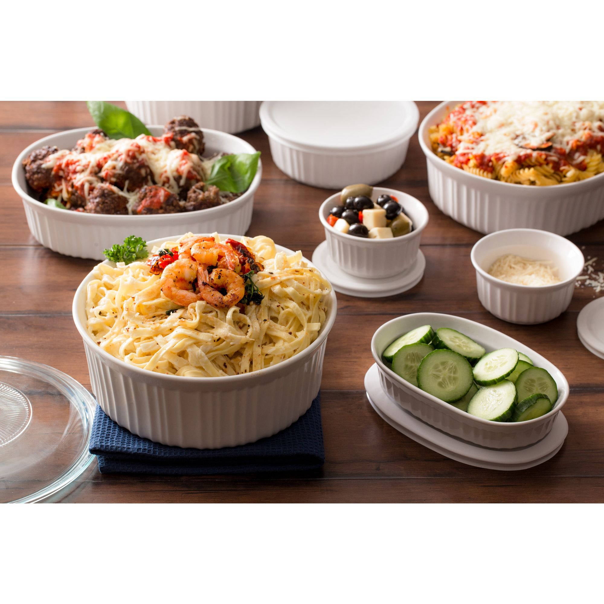 CorningWare® French White® 14-pc. Bakeware Set